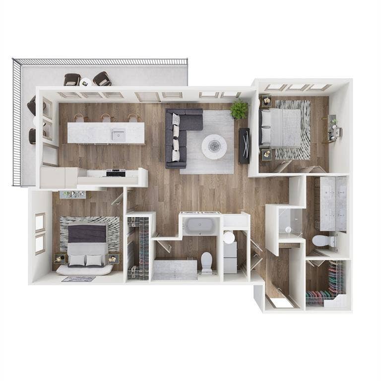 1506 N Prairie Avenue, #206, Dallas, TX 75204 8 Weeks Free on 15 Month Leases