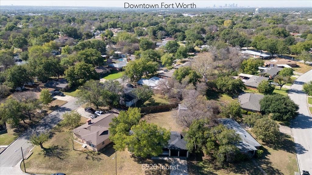5920 Tourist Drive, North Richland Hills, TX 76117 Proximity to downtown Fort Worth.