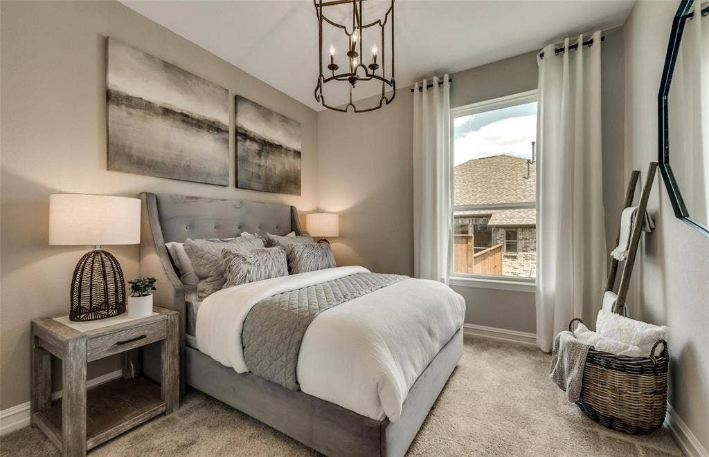 2816 southampton Drive, McKinney, TX 75071 Recessed lighting, plush carpet flooring, and a multi-pane window