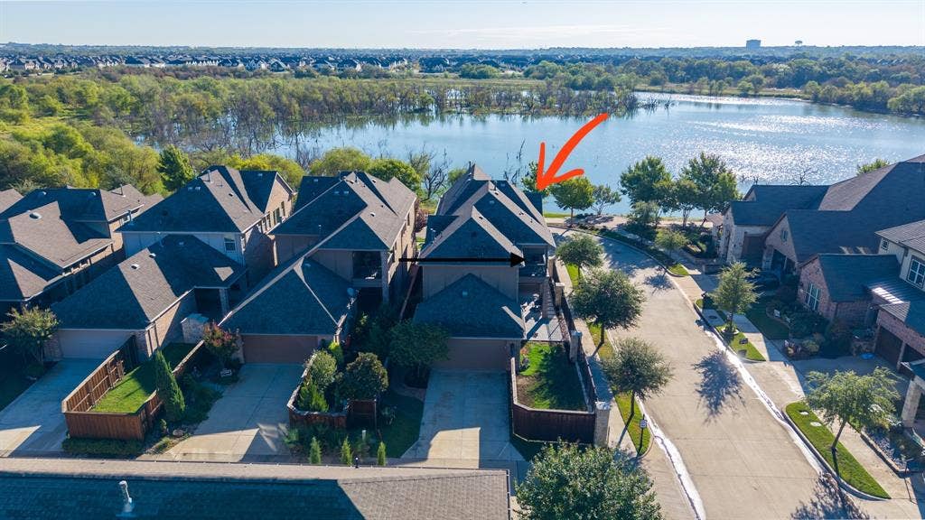 Overlooking the lake!