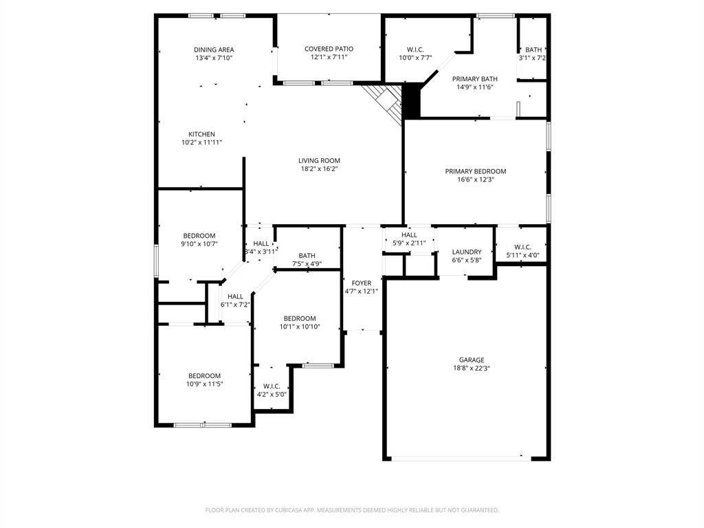 601 Violet Drive, Tolar, TX 76476 Floor plan