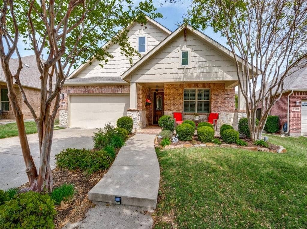 1220 Isabella Lane, Savannah, TX 76227 Welcome to low-maintenance living in Isabella Village! Your 55+ lifestyle starts here with a front porch made for morning coffee and neighbor conversations."