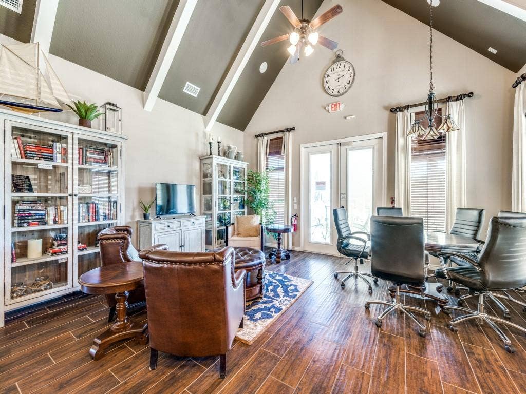 1220 Isabella Lane, Savannah, TX 76227 Club Isabella offers exclusive 55+ amenities including a clubhouse, resort-style pool, fitness room, bocce court, and fire pit.**