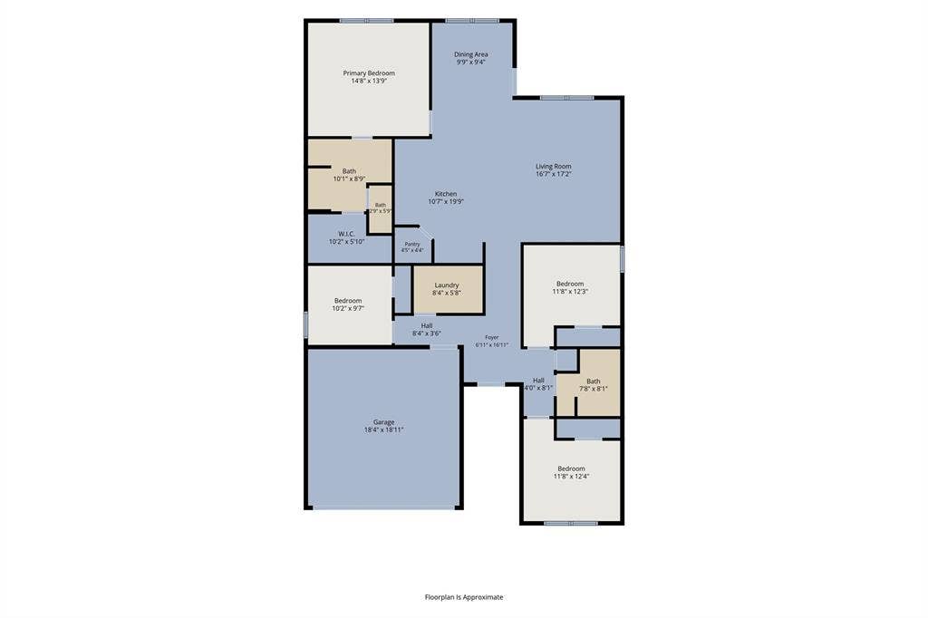1842 Shady Elm Drive, Lancaster, TX 75146 Floor plan
