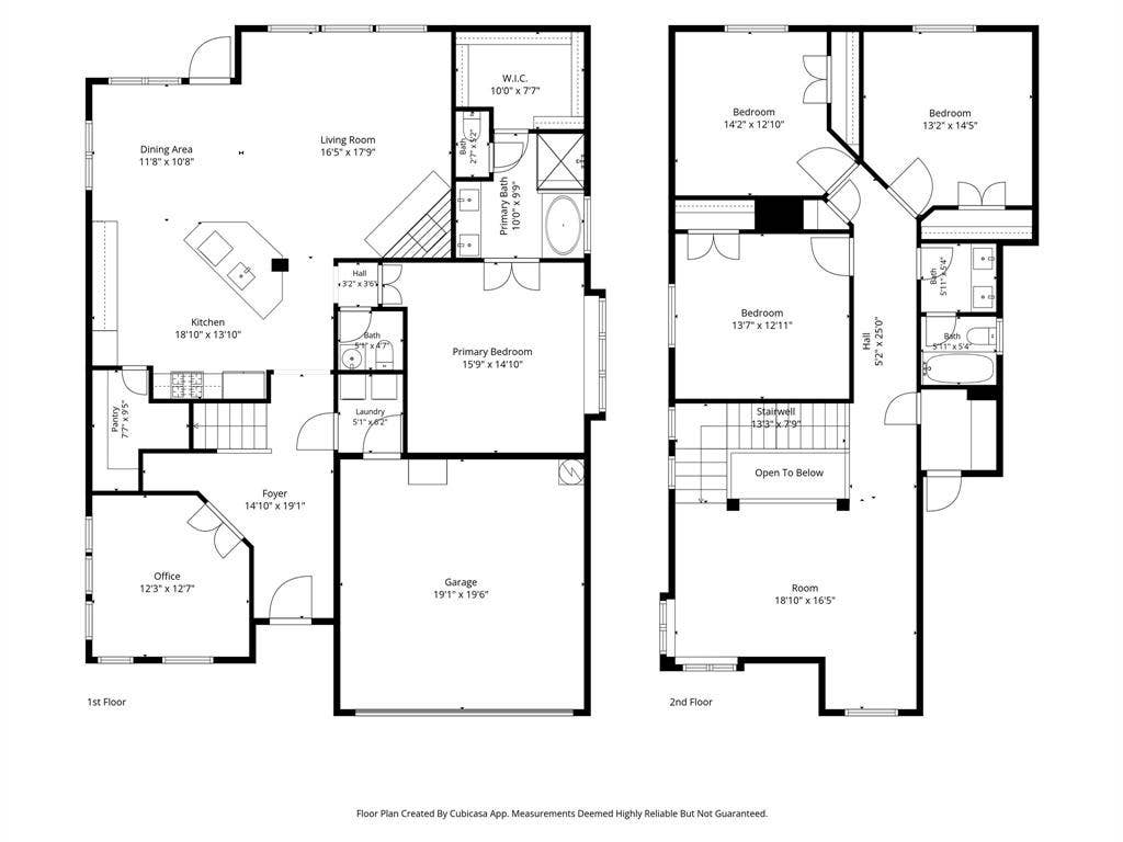 1218 Misty Ridge Drive, Justin, TX 76247 Floor plan