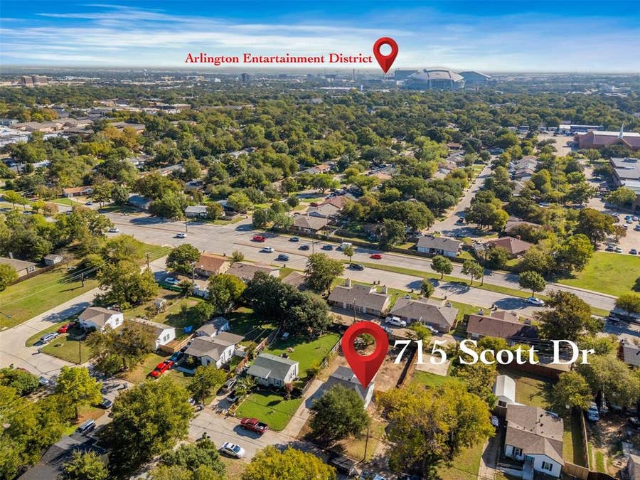 Property photo for 715 Scott Drive, Arlington, TX