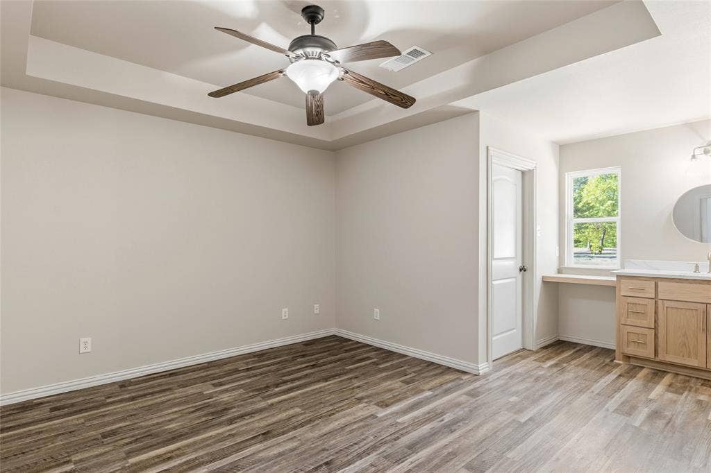 Bedroom with ensuite bath.