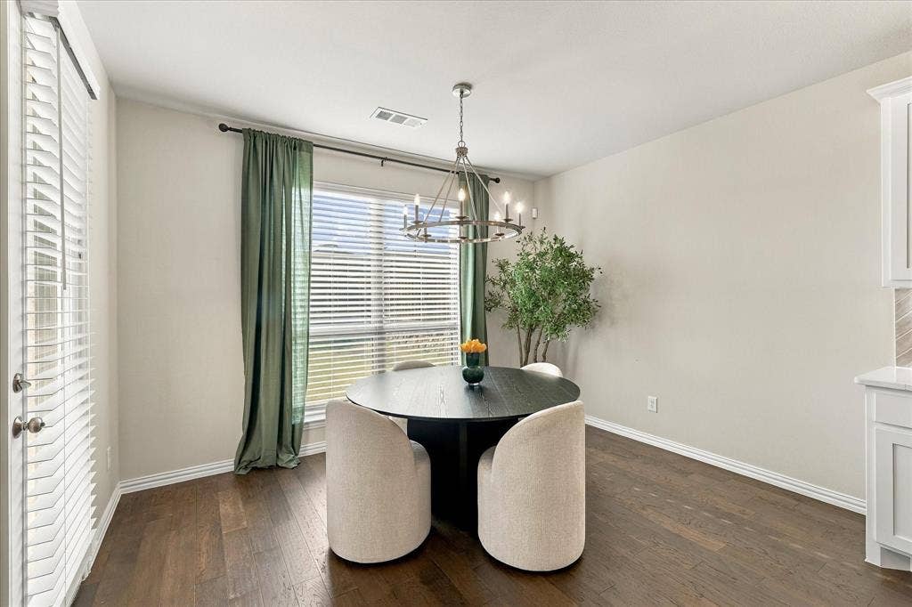 Hardwood-style flooring throughout