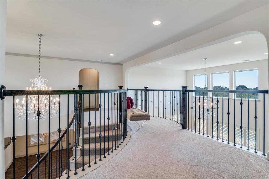 Upstairs with beautiful view or welcome lakes!