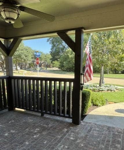 1900 Hackett Creek Drive, McKinney, TX 75072 Opens to the greenspace across the street, very inviting to all.