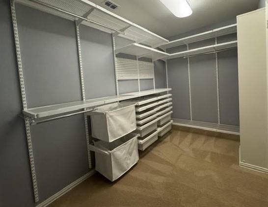 1900 Hackett Creek Drive, McKinney, TX 75072 Enter this spacious closest with amazing storage system