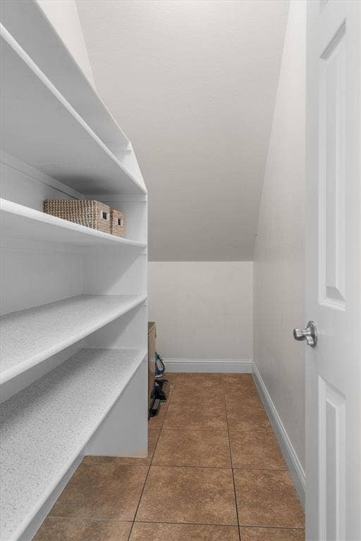 Custom built-in shelving offering smart, functional storage