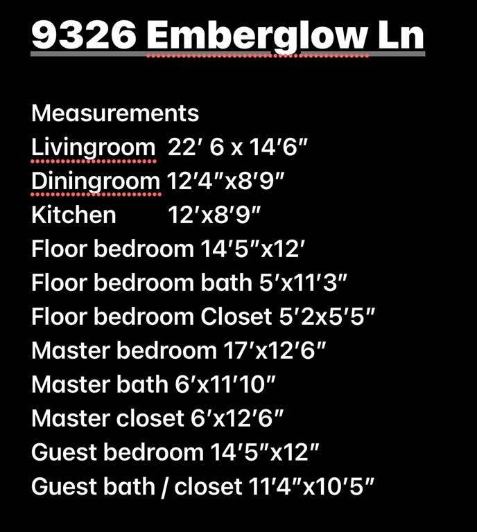9326 Emberglow Lane, Dallas, TX 75243 View of miscellaneous document
