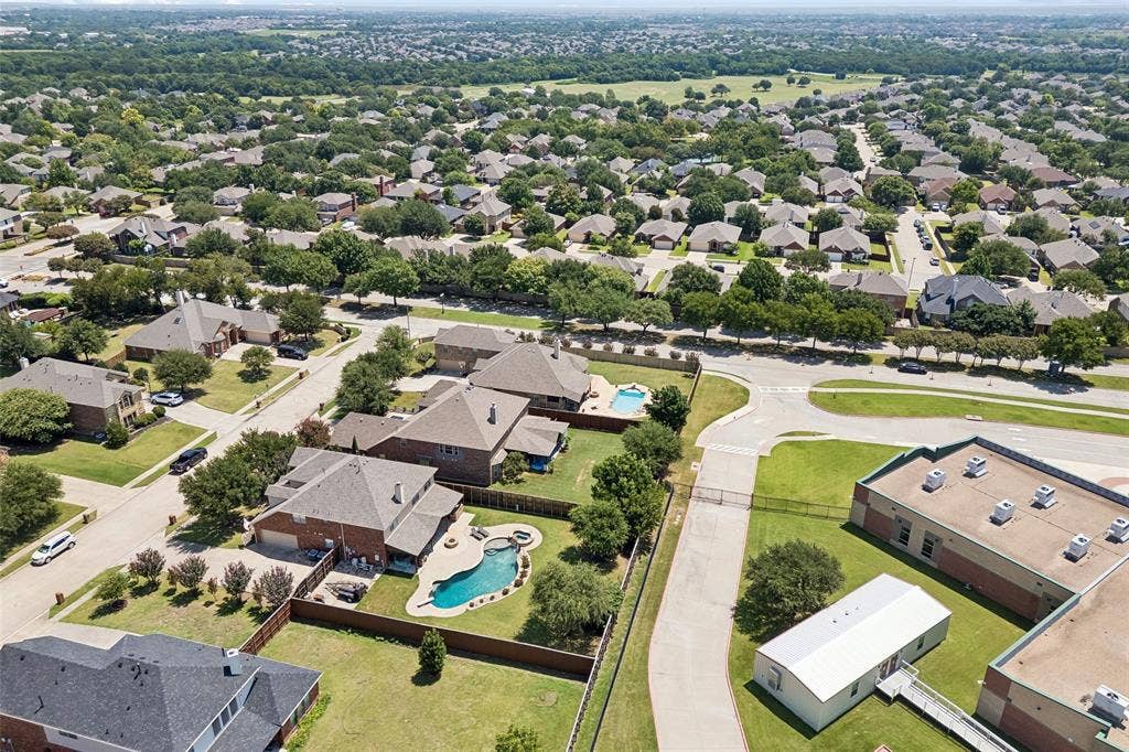 5732 Chateau Drive, Sachse, TX 75048 Aerial View!