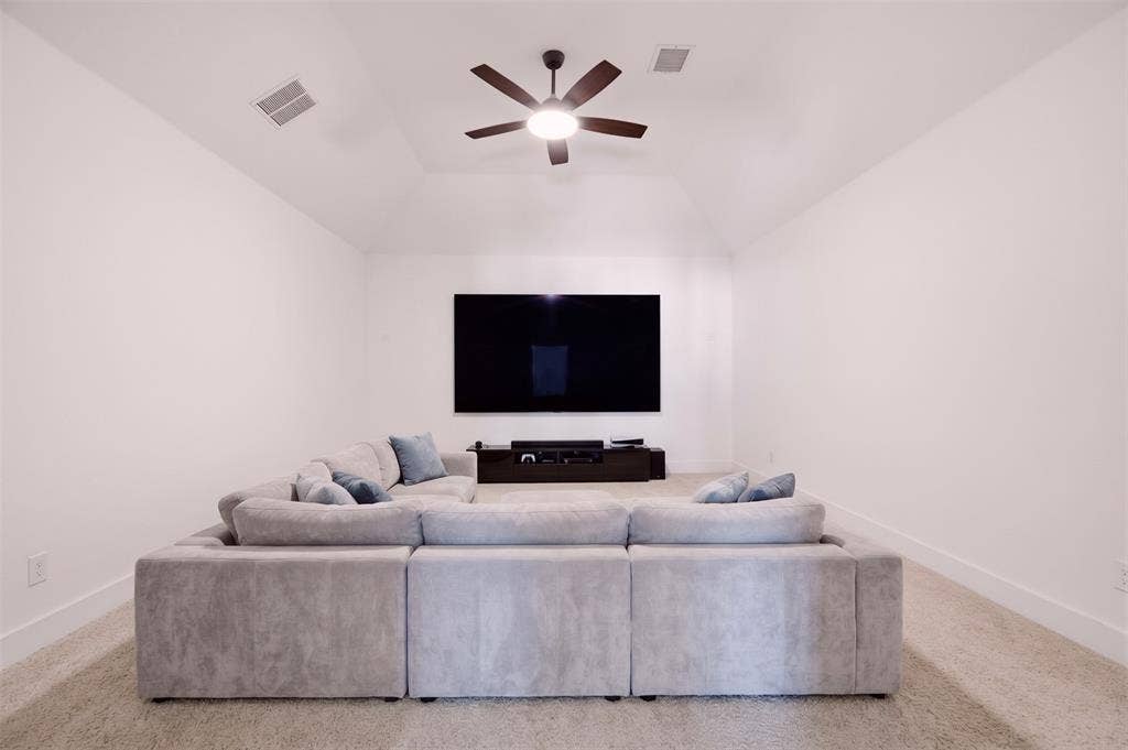 1305 Honey Locust Way, Celina, TX 75009 Media room - virtually staged