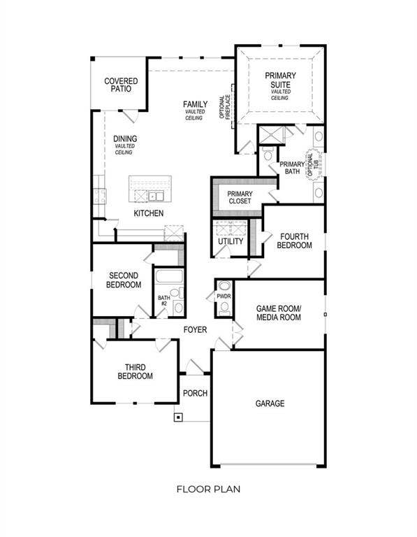 4520 Brookfield Drive, Melissa, TX 75454 Monroe Select 2F - First Floor Plan