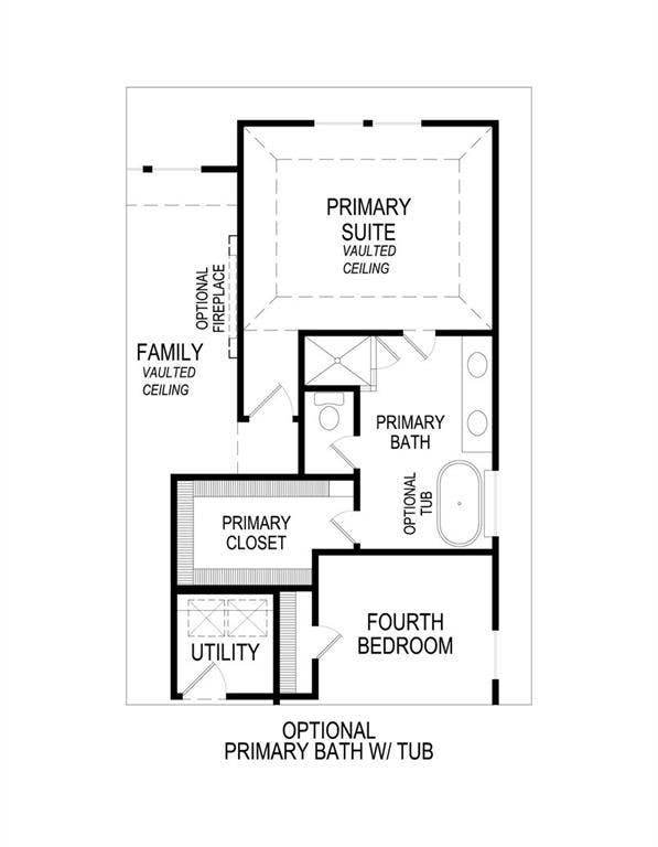 4520 Brookfield Drive, Melissa, TX 75454 Monroe Select 2F - Optional Primary Tub