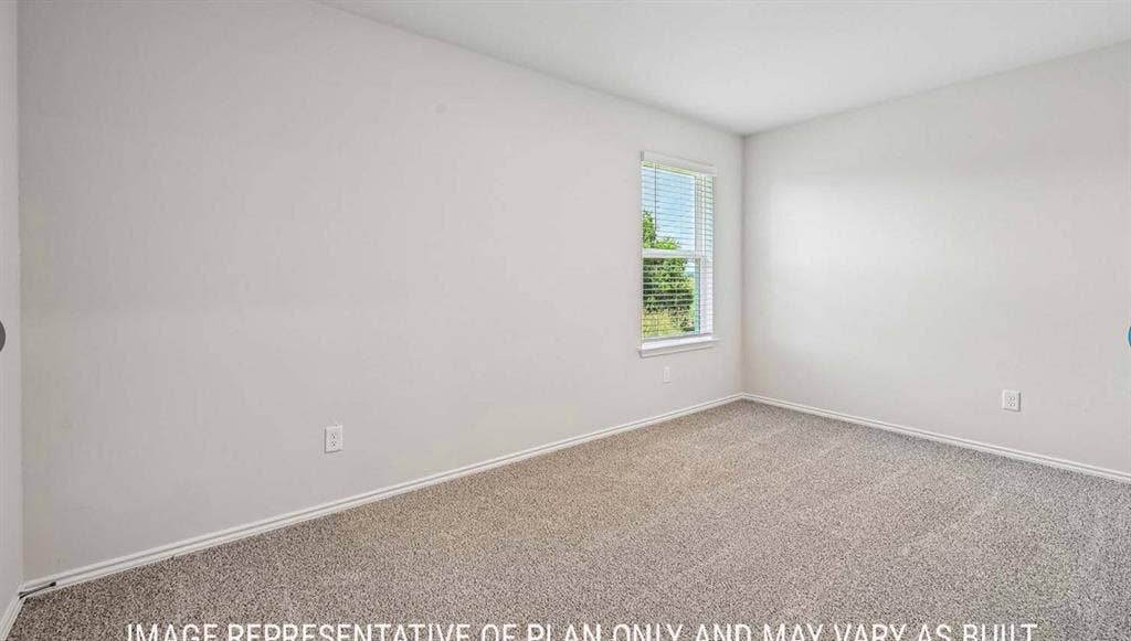 10408 Altair Drive, Waco, TX 76708 Recessed window with blinds, light-colored walls, and neutral carpet flooring