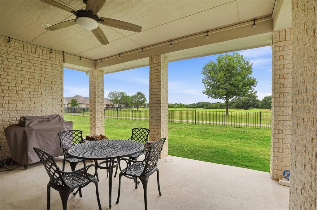 View from the patio