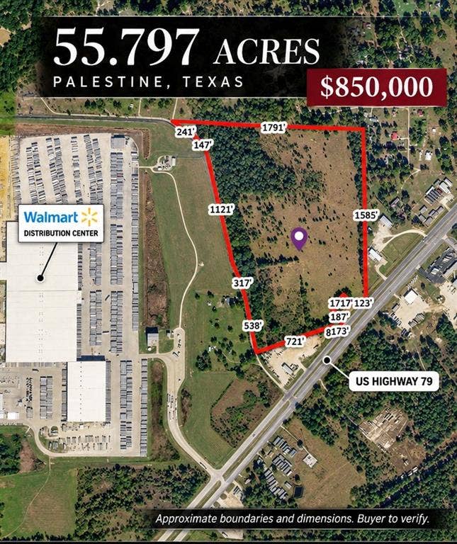 Property photo for 0 S US-79 Highway, Palestine, TX