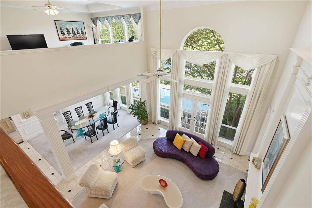 2122 Clearspring Drive N, Irving, TX 75063 View from the upstairs catwalk