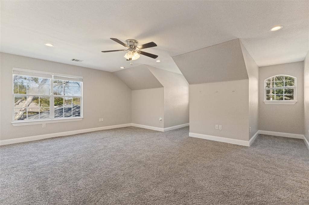 Oversized landing area upstairs great for a variety of needs