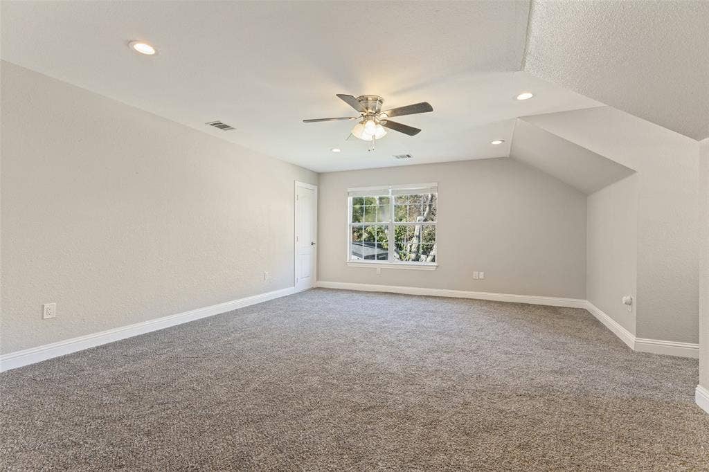 Oversized landing area upstairs great for a variety of needs