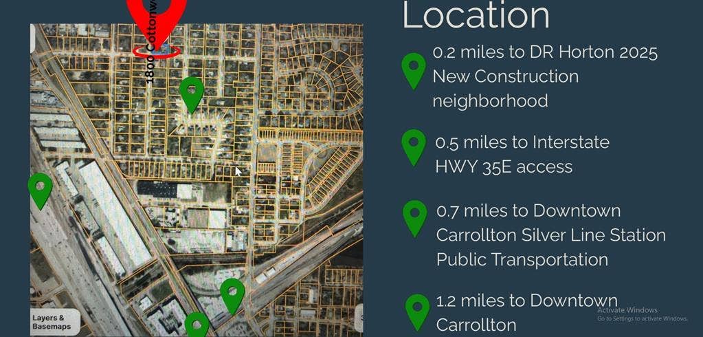 1800 Cottonwood Road, Carrollton, TX 75006 1800 Cottonwood Road, Carrollton, TX 75006