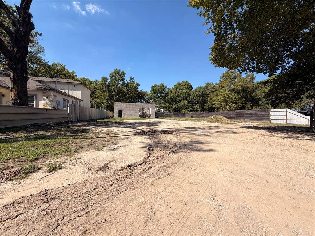View of adjacent lots; boundaries not depicted.