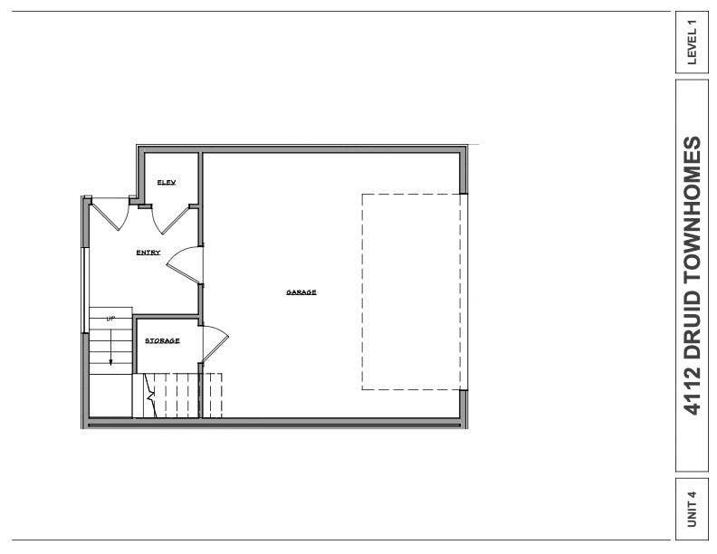 4112 Druid Lane, #4, University Park, TX 75205 first floor - garage and mudroom