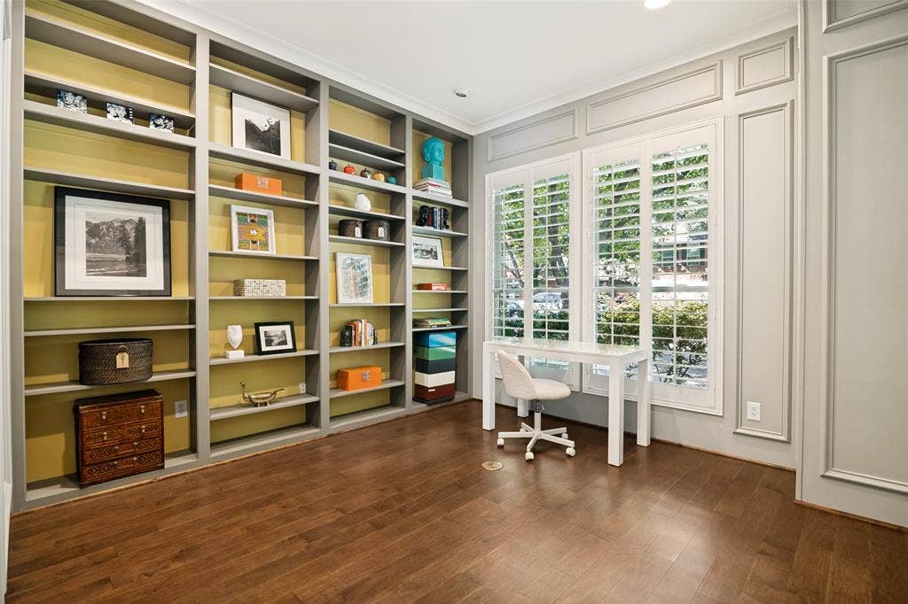 5904 Kensington Drive, Plano, TX 75093 The fourth bedroom downstairs is split and currently configured as a study.
