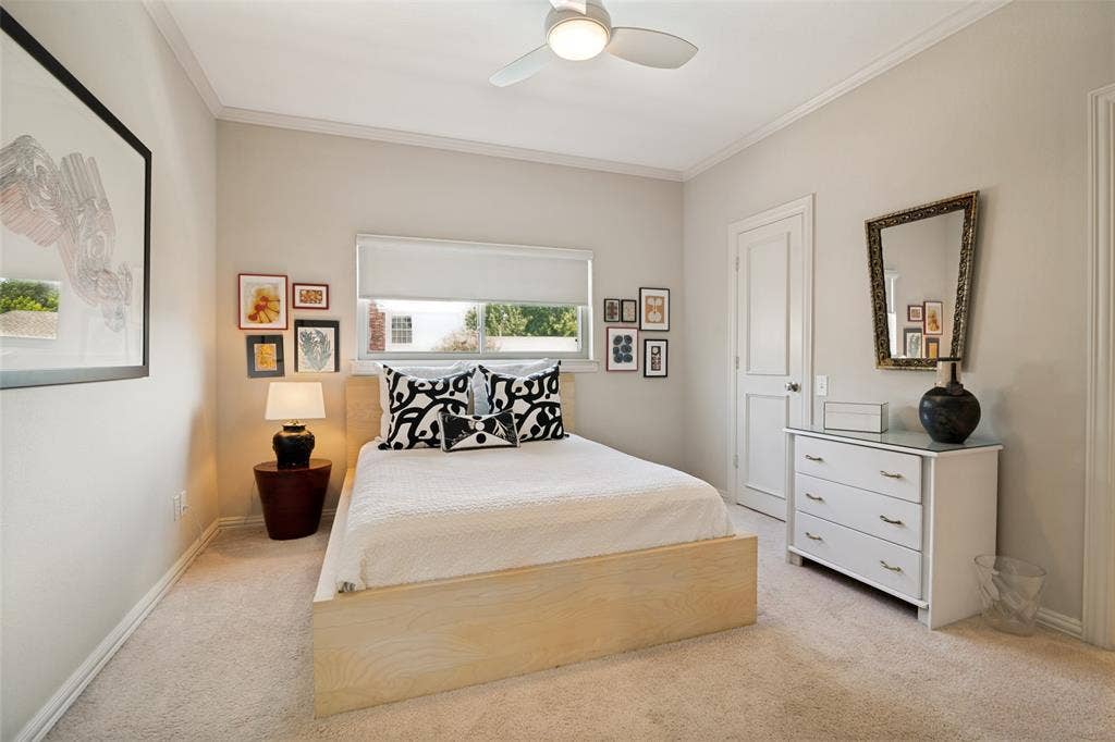 5904 Kensington Drive, Plano, TX 75093 The second of the 2 upstairs bedrooms. Walk in closet