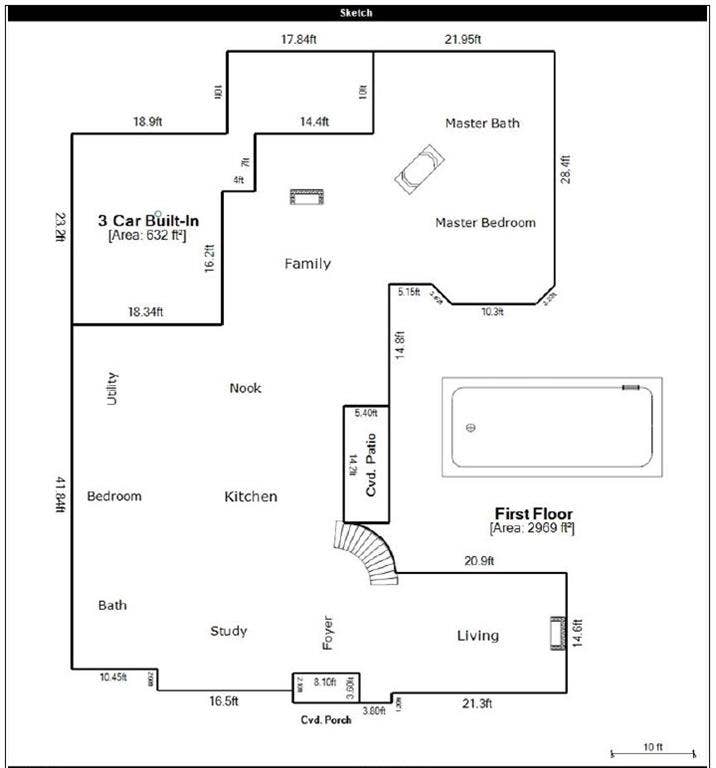 4505 Southgate Drive, Plano, TX 75024 Floor plan