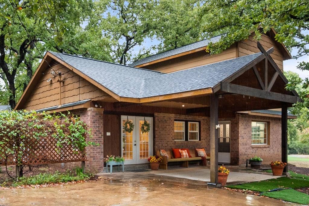 6472 Mark Drive, Burleson, TX 76028 Brick exterior with wood siding accents