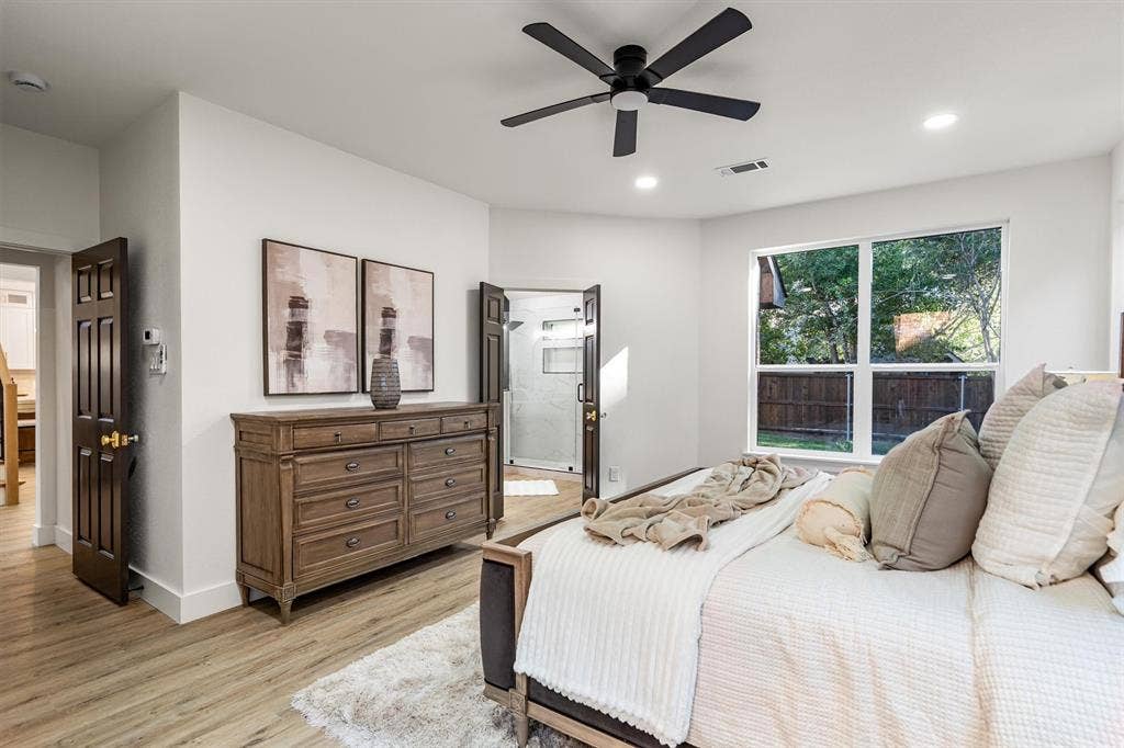 2706 Summerwood Court, McKinney, TX 75072 Downstairs primary bedroom