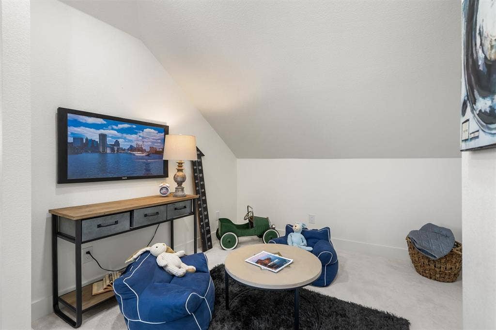 2706 Summerwood Court, McKinney, TX 75072 Flex room off the game room can be used as media room, homework station, gaming room, or enclose it for extra storage if needed. Very flexible
