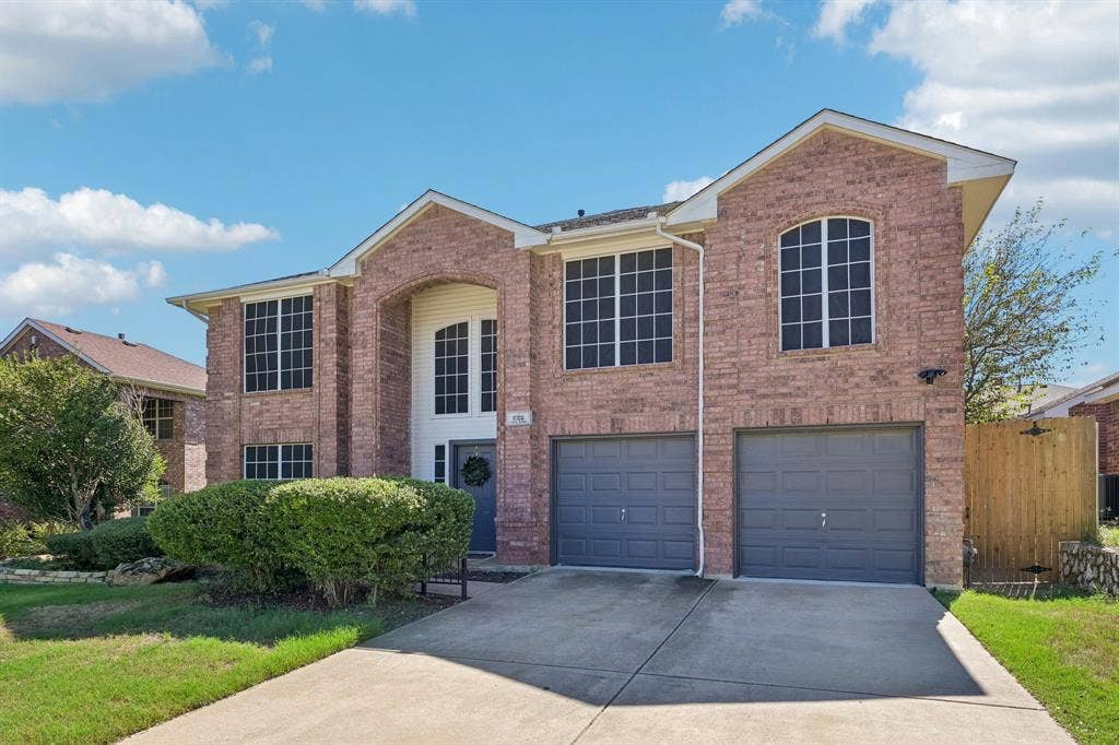 Brick exterior with arched entry
