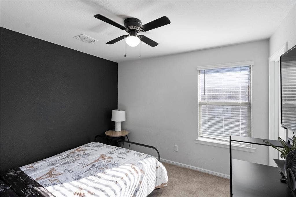Secondary Bedroom facing side Fence area