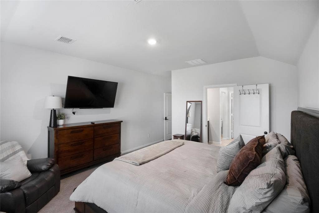 Master Bedroom with Master Bath View