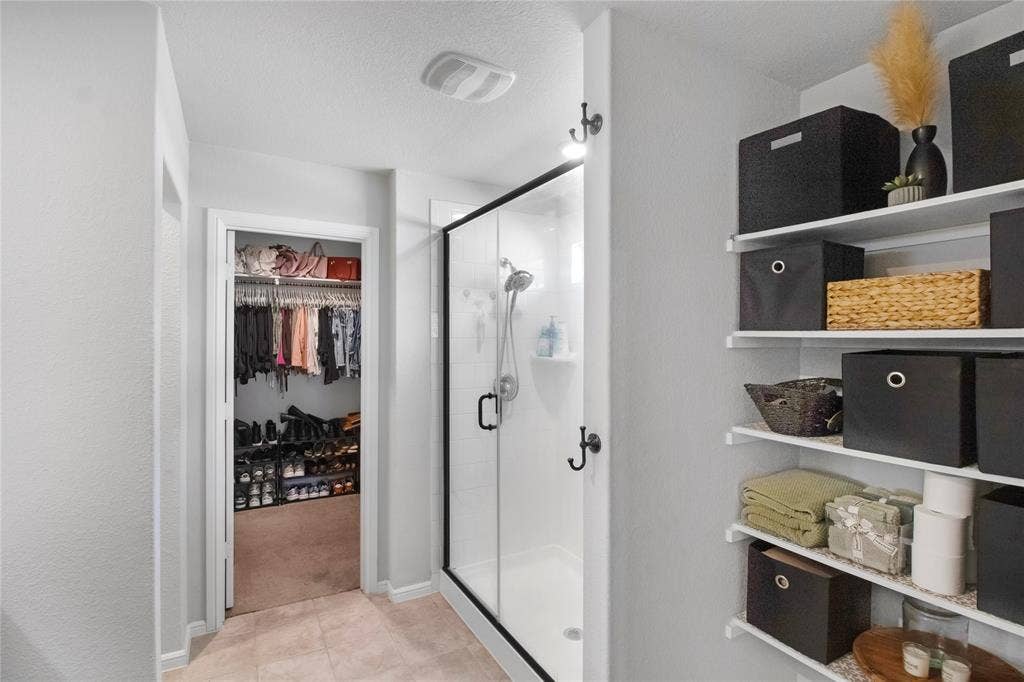 Looking into Master Bath, Walk-in Closet