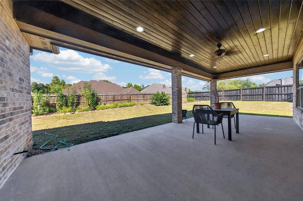 Covered Back Patio
