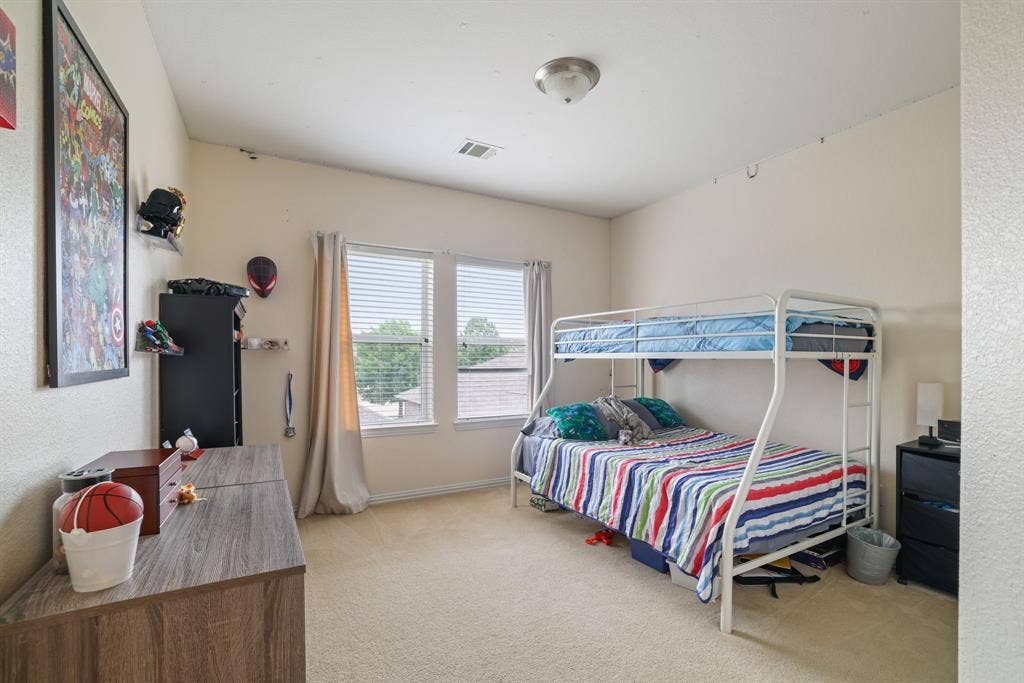 1213 Egret Court, Little Elm, TX 75068 Wall-to-wall carpeting with dual windows