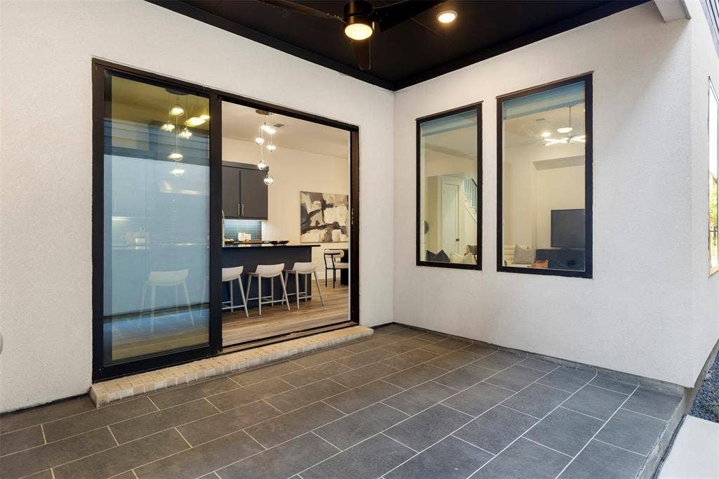Outdoor patio expands your living area to the outdoors