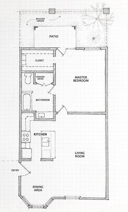 This condo's floor plans.
