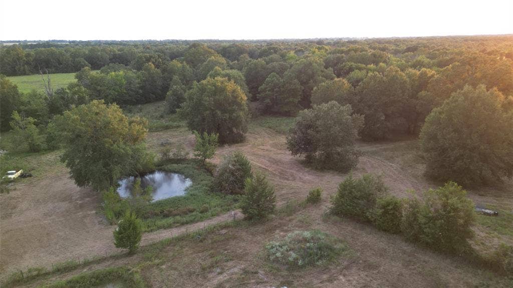 Expansive parcel featuring a natural pond, open terrain, and mature wooded areas