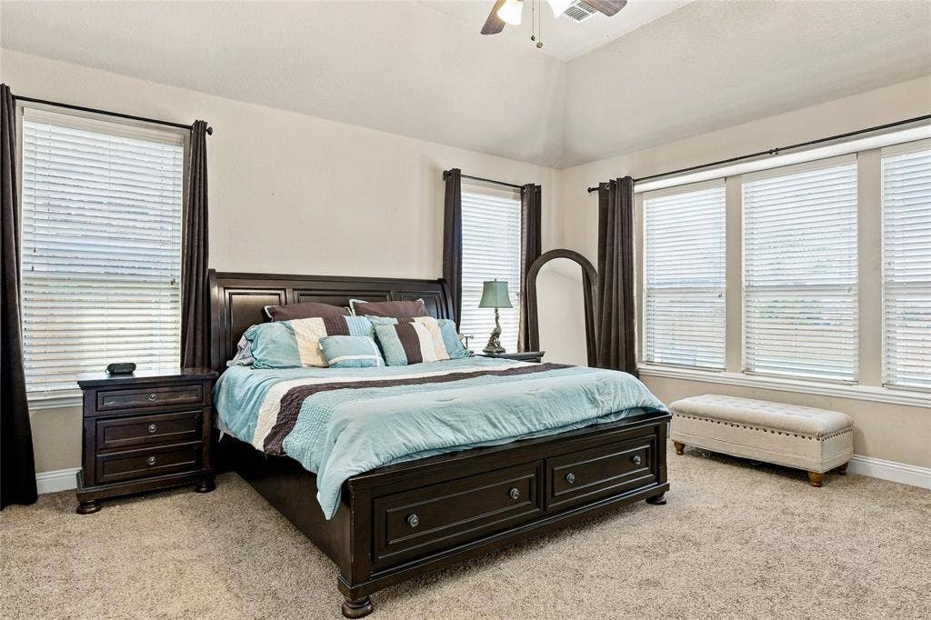 2820 Mariposa Drive, Grand Prairie, TX 75054 Spacious primary bedroom with ample natural light.