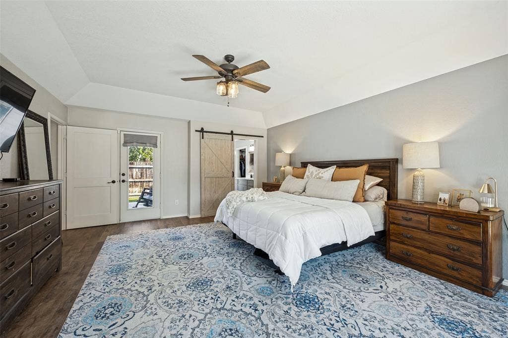Primary Bedroom with Access to 2 Separate Patios