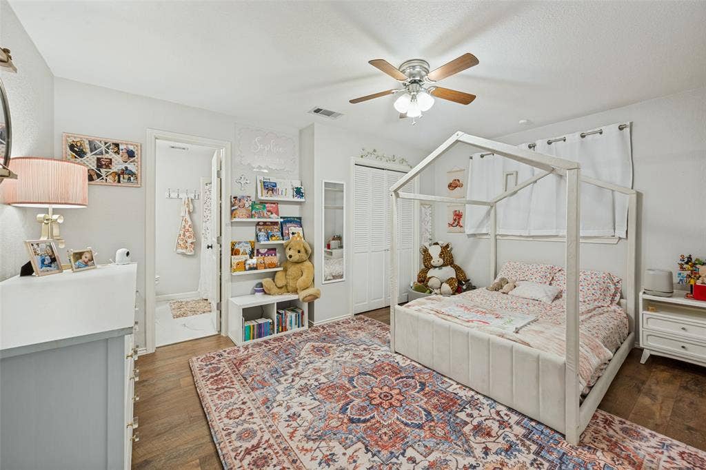 2nd Bedroom with Laminate Wood Flooring