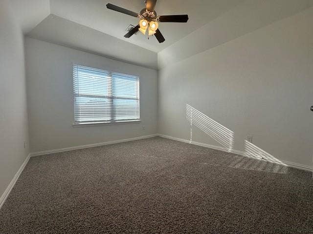 901 Brookville Court, Plano, TX 75074 Vaulted ceiling with an attached ceiling fan and light fixture