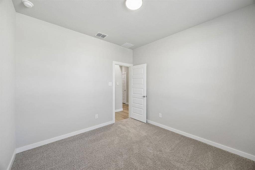 Bedroom in the Emmy II home plan - REPRESENTATIVE PHOTO